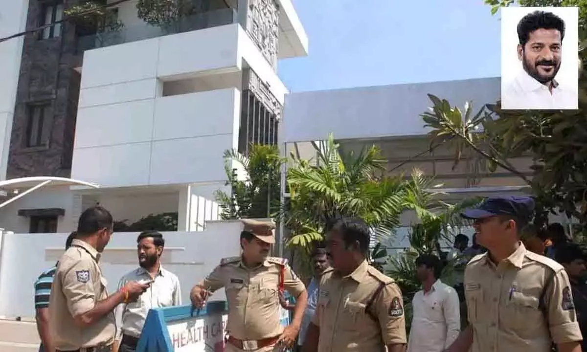 Increased security measures implemented at Hyderabad residence of CM designate Revanth Reddy