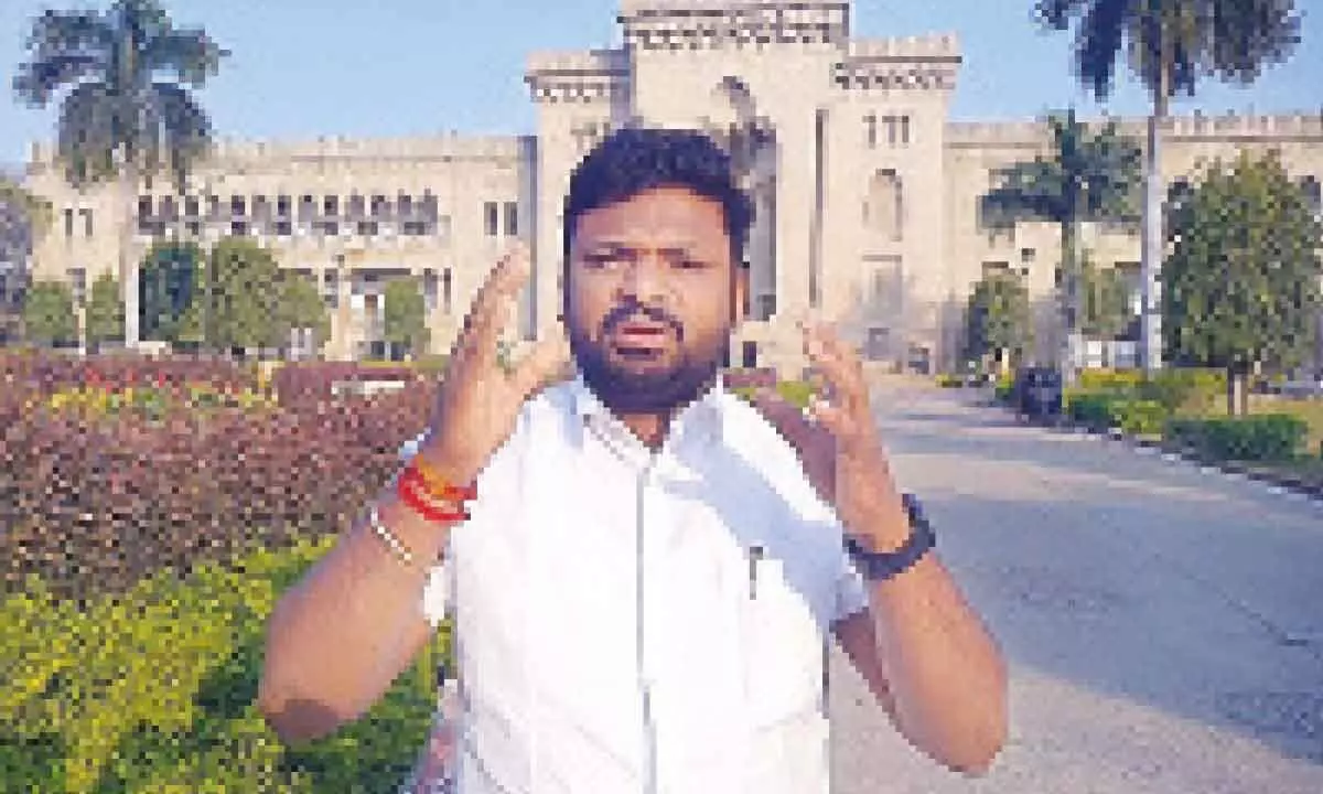 Jeevan elected by ABVP as ‘Convenor of All Telangana Universities’