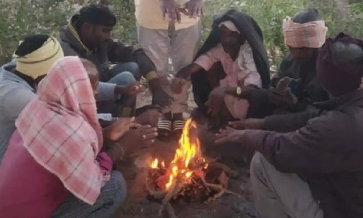 Karimnagar experiences bone-chilling cold