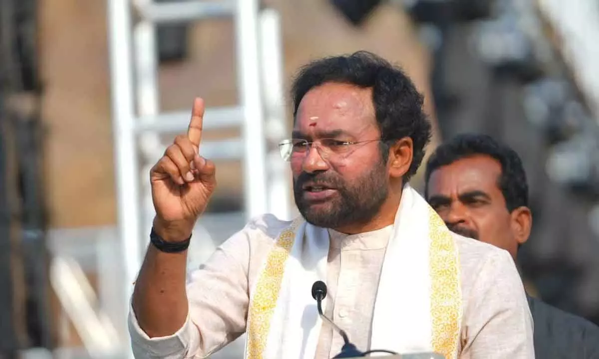 Kishan Reddy accuses Congress of exploiting CMs and MPs as ATMs