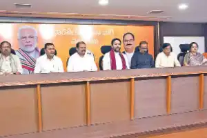 Kishan Reddy accuses ruling parties in AP and TS of staging drama on polling day in Hyderabad