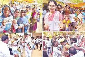 Massive Turnout in Warangal as Voters Queue Up to Exercise their Right to Vote