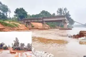 Mulugu District Thoroughfares Left Battered and Muddied