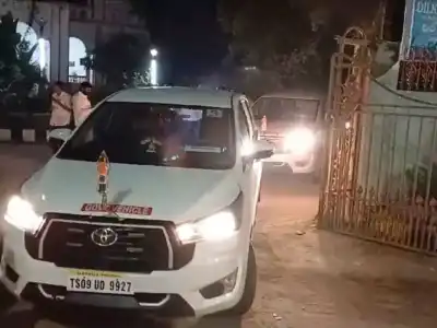 New Convoy for CM Set Up Prior to Oath Taking Ceremony