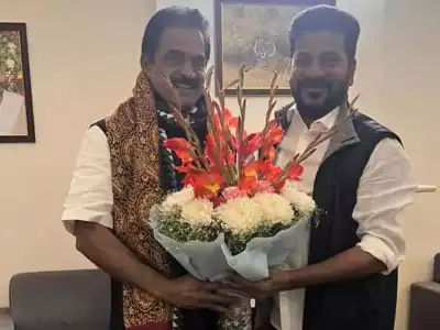 Newly appointed Telangana CM Revanth holds meeting with top AICC officials in New Delhi