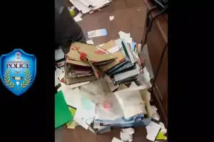 Police still investigating sabotage of files from offices