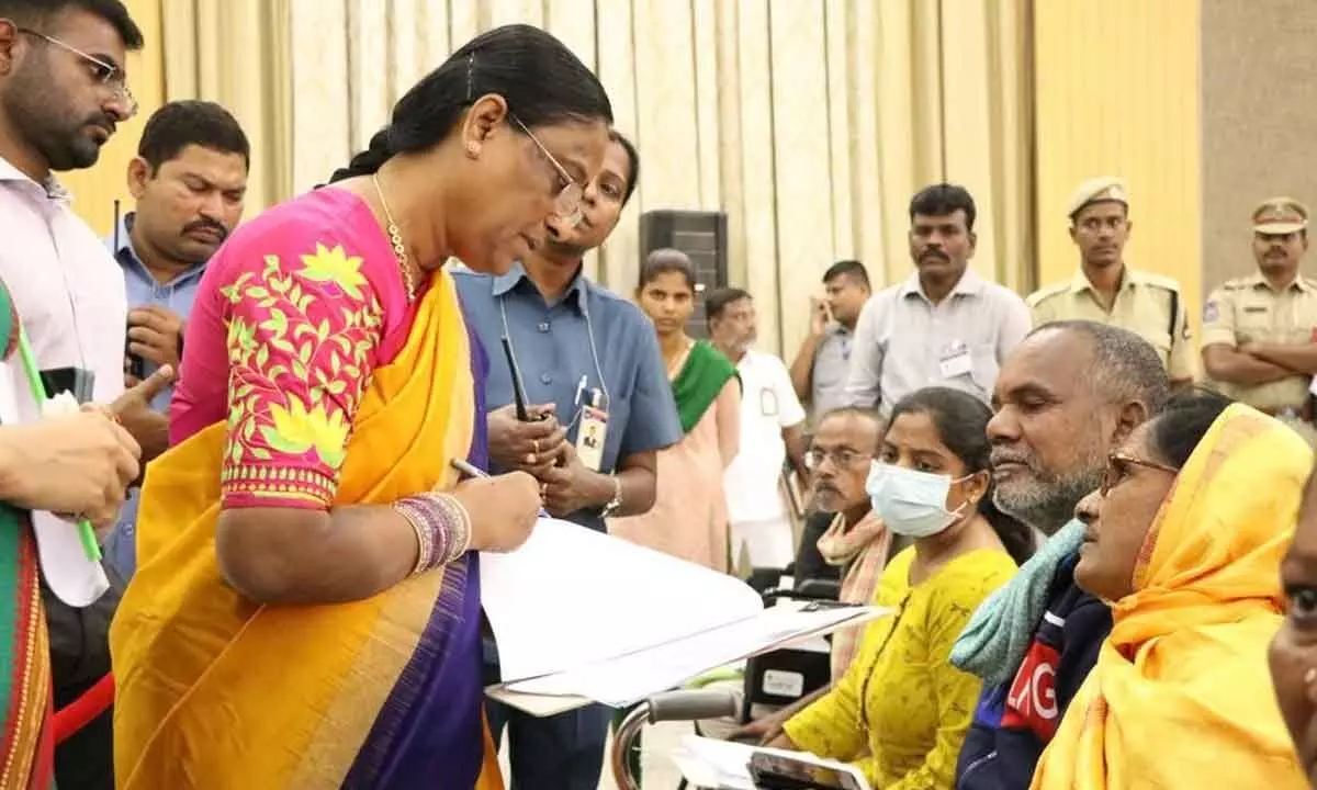 Prajavani continues to attract a steady stream of people