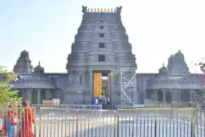 Preparations Underway at Yadadri Temple for ‘Mukkoti’ Celebration
