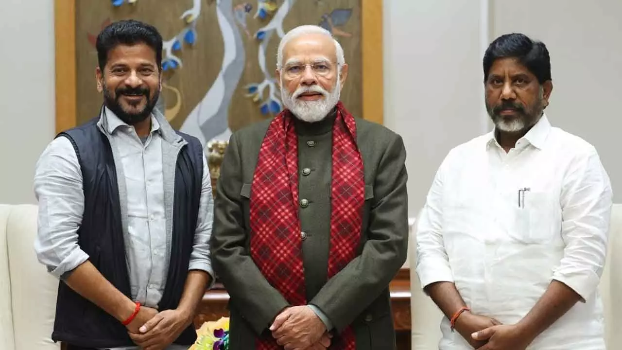 Revanth and Bhatti Request Centre’s Support in Advancing Federalism