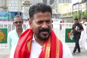 Revanth arrives at Begumpet airport via a special flight