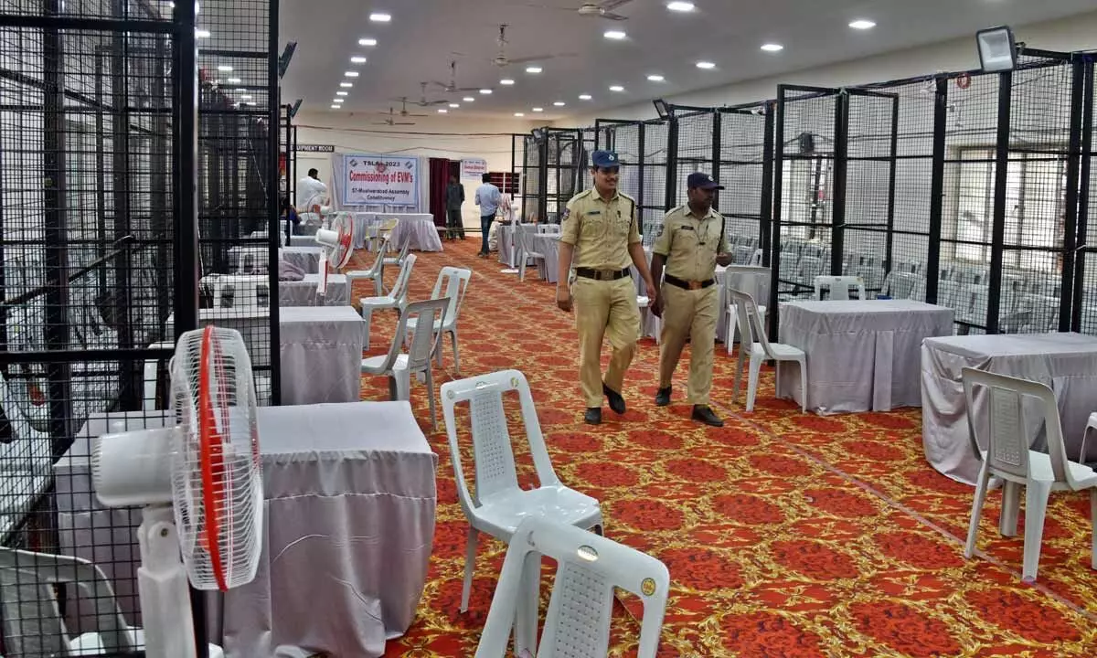 Security arrangements in Hyderabad reviewed by DGP