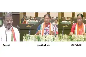 Surekha and Seethakka appointed as ministers in Warangal