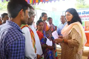Surprise Visit by Mulugu Collector to Praja Palana Application Center