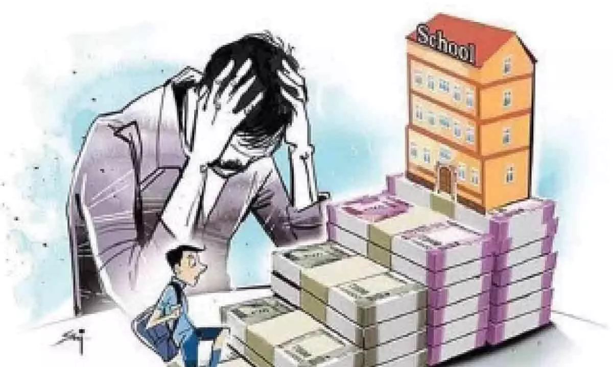 Teachers in Hyderabad shed light on their difficulties caused by increased fees