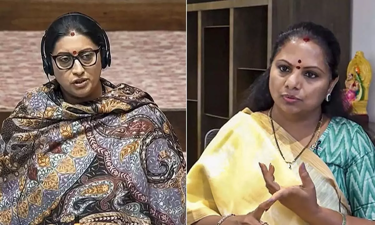 Telangana Leader K Kavitha Disapproves of Union Minister Smriti Irani’s Comments on Menstruation