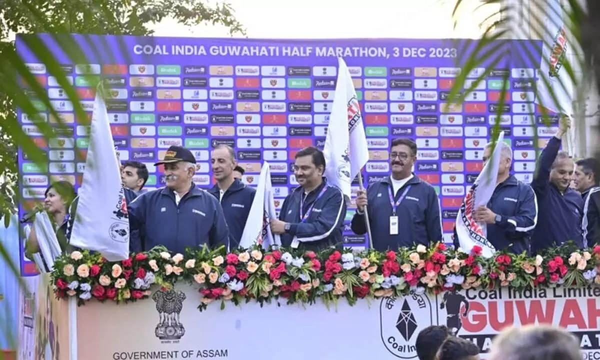Thousands join the ‘Coal India Guwahati Half Marathon’ in Assam