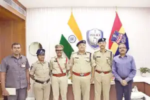 Three officers rewarded by Hyderabad Commissioner of Police
