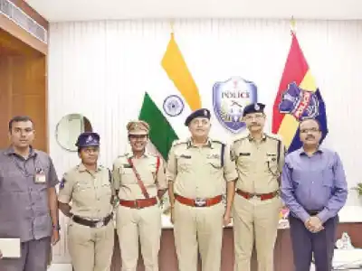 Three officers rewarded by Hyderabad Commissioner of Police