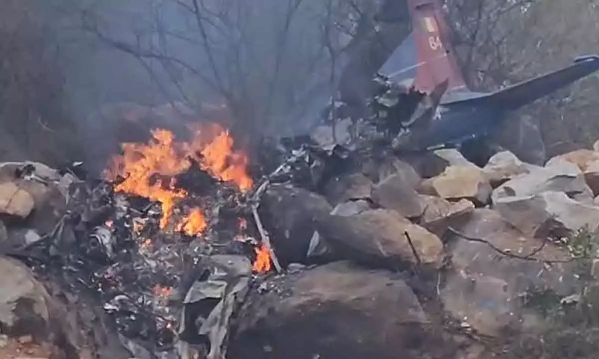 Training Aircraft Crash Lands, Resulting in Two Fatalities