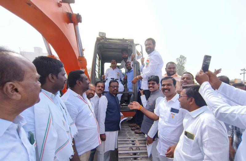 MLA Veerlapalli Shankar Opens Road Development Project in Shadnagar