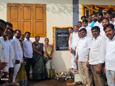 Shadnagar MLA Veerlapalli Shankar inaugurates anganwadi centers and advocates a scientific approach to gram panchayats