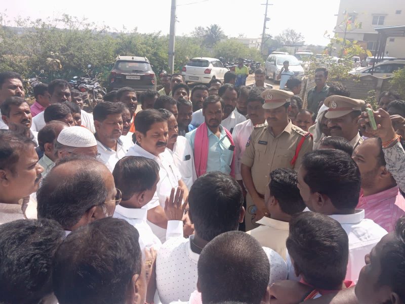 Political Unrest Breaks Out in Kothapet Over Gram Panchayat Building Inauguration
