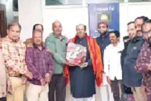 Aamir Ali Khan and Shabbir Ali honored by TUWJF in Hyderabad