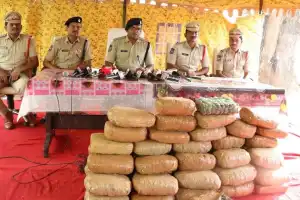 Abandoned Truck in Kothagudem Contains Seized Ganja