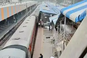 Accident involving Charminar Express at Nampally