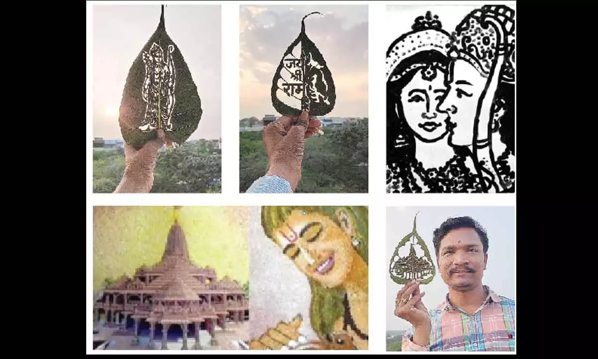 Artists from Telangana curate portraits depicting Lord Ram