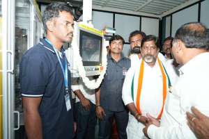 Deputy Chief Minister Bhatti Vikramarka inaugurates Junna Solar Power Plant, highlighting the Congress government’s focus on alternative energy