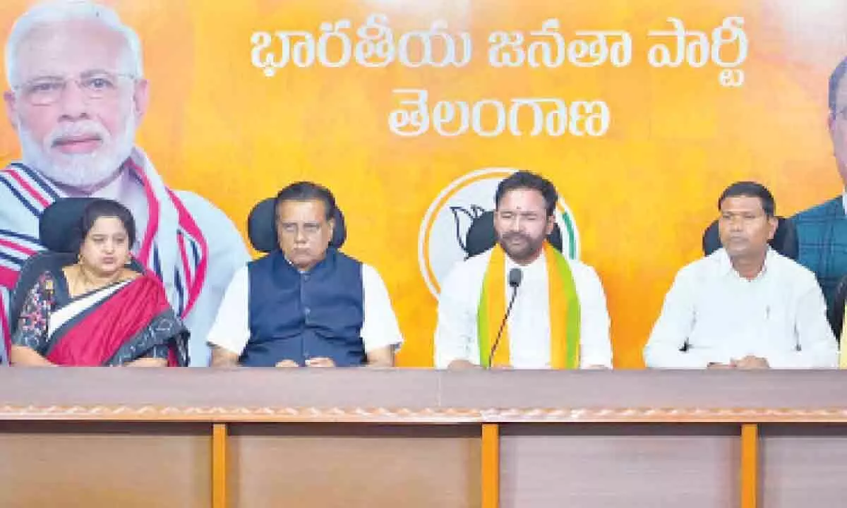 G Kishan Reddy claims Congress’ boycott of ‘Prana Pratishta’ reveals its anti-Hindu stance