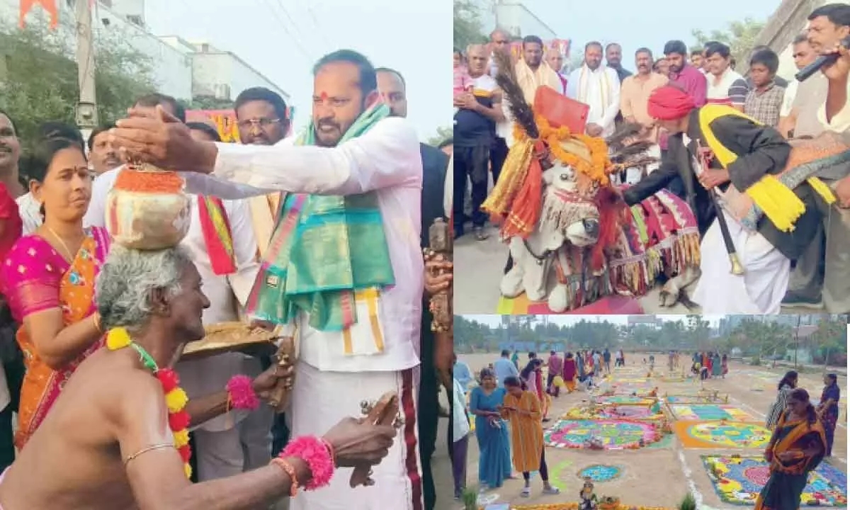 Grand celebrations in Karimnagar marked by festive fervour