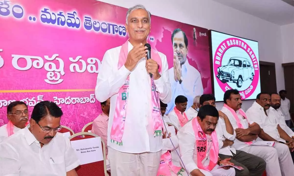 Harish accuses Congress of engaging in vindictive politics; legal action initiated against BRS activists