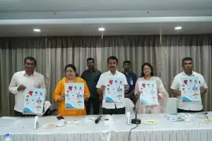 International Kite and Sweet Festival Poster Launched by Tourism Minister Jupally Krishna Rao