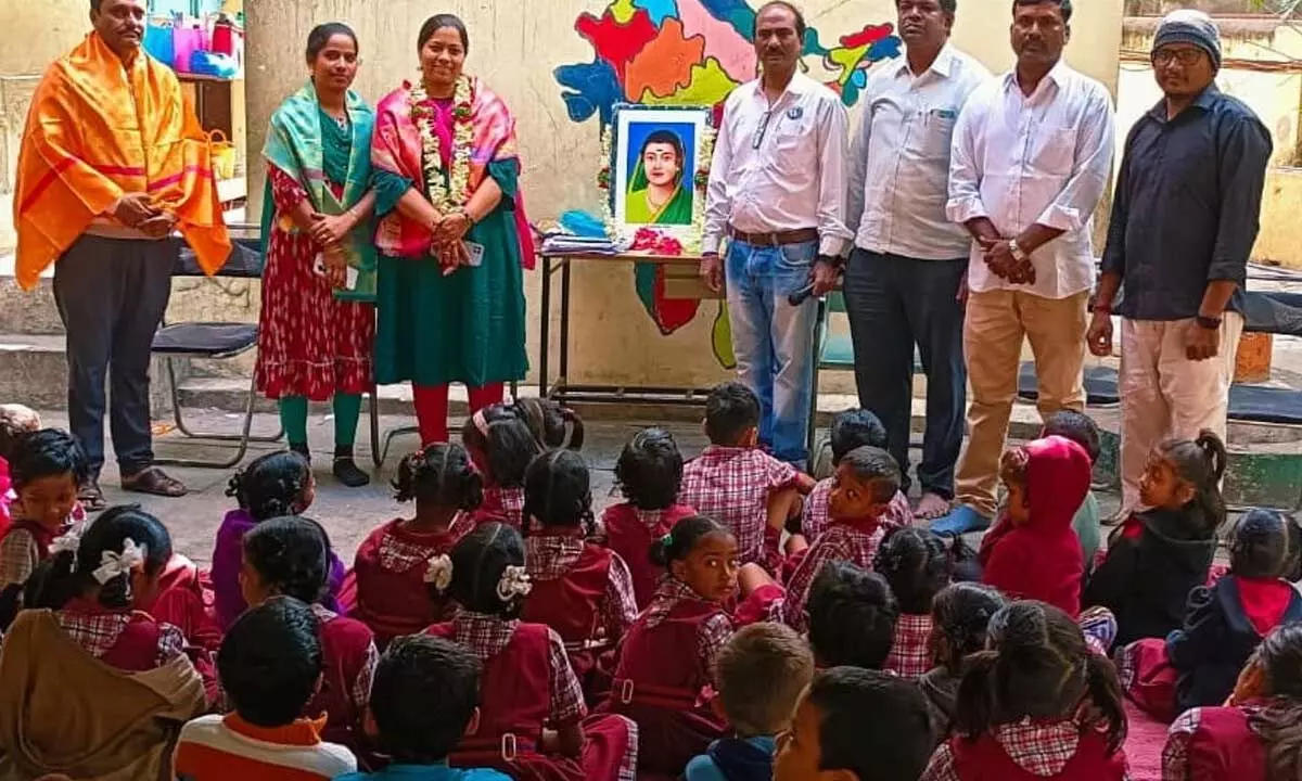 Khairatabad hosts card competition commemorating Savitribai Phule’s birth anniversary