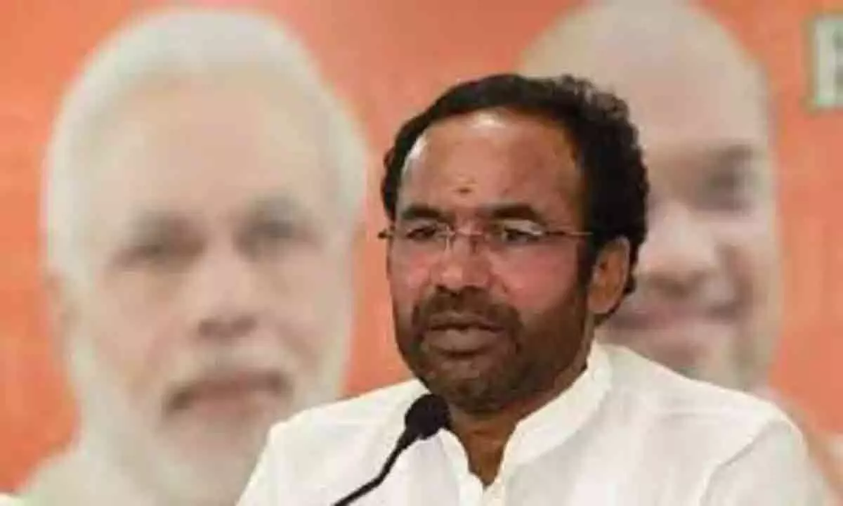 Kishan Reddy takes aim at Congress government and BRS