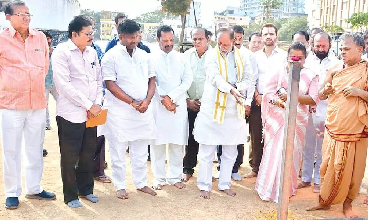 Live Telecast of Ram Lalla Prana Pratishtha Prepared in Hyderabad