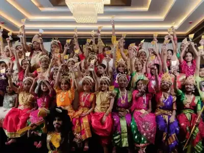 Performance by Bharatha Kala Kshetram students leaves audience spellbound