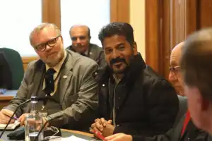Revanth emphasizes the importance of enhancing democracy during address to British MPs