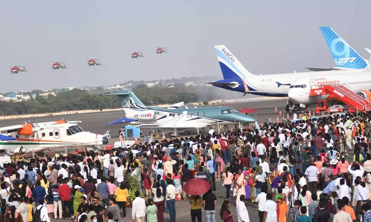 Sarang Helicopters Shine at Wings India 2024