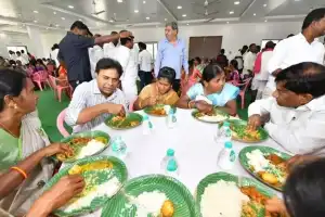 Sarpanches’ services praised by KTR