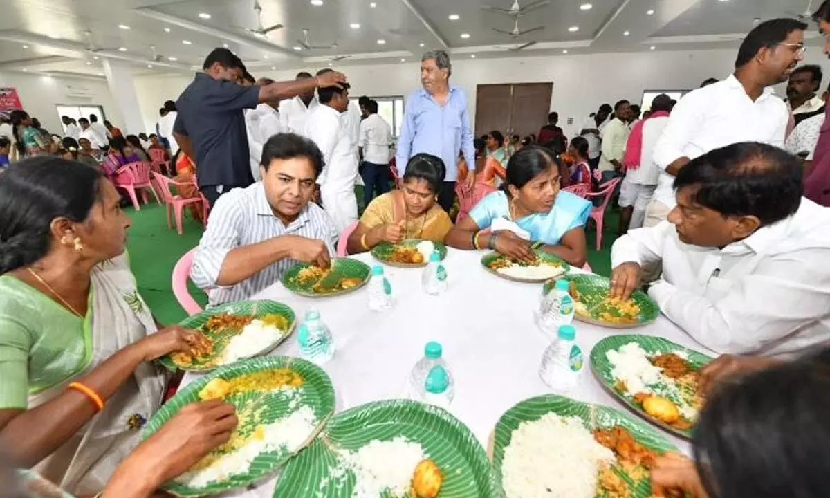 Sarpanches' services praised by KTR