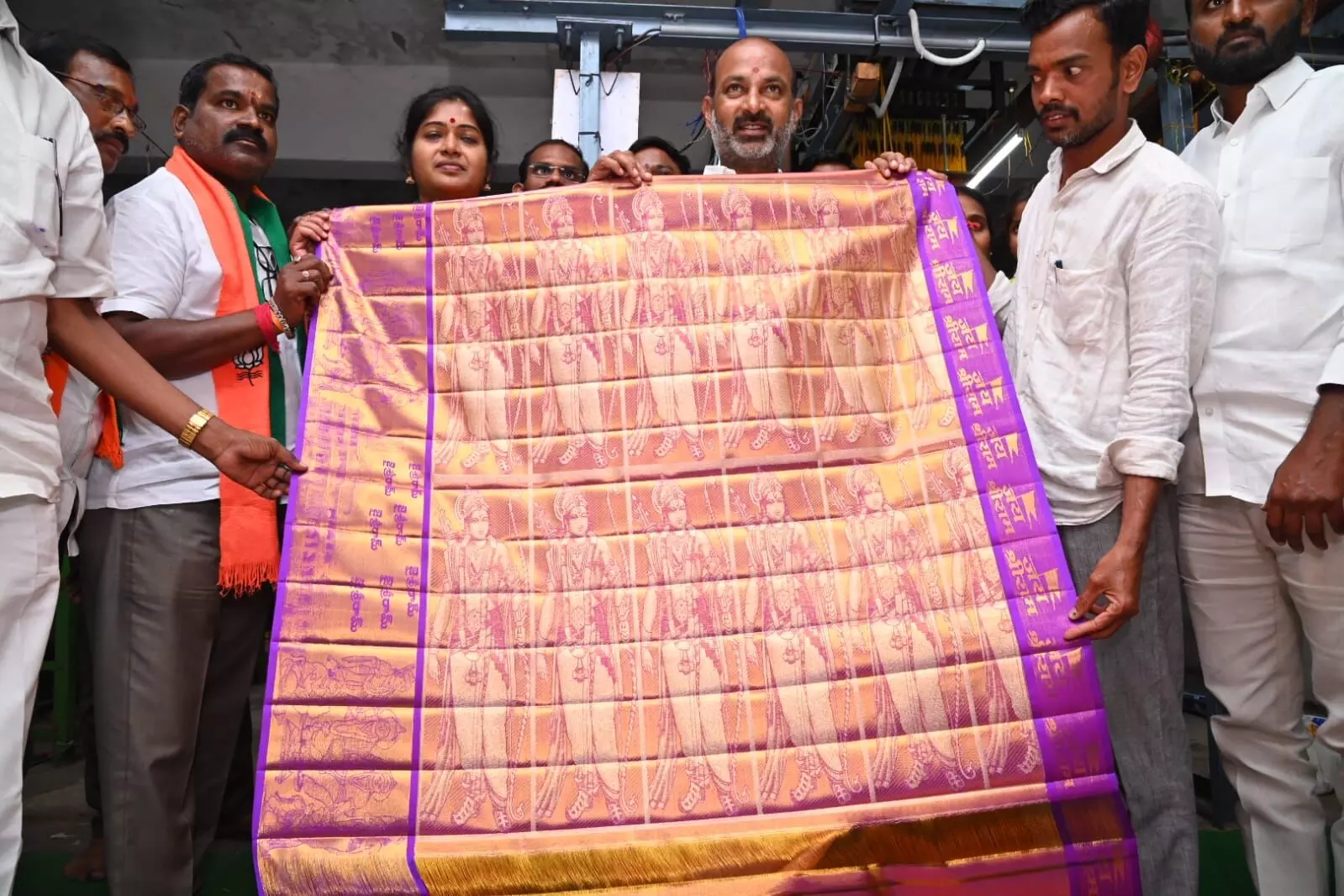 Special Sircilla Saree to Adorn Lord Sri Rama’s Feet in Ayodhya