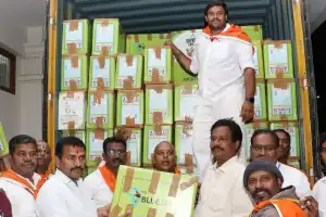 Srivari laddu prasadams sent by TTD to Ayodhya