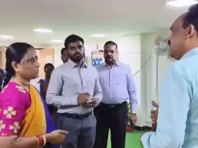 State Pollution Control Board Office receives a surprise visit from Konda Surekha