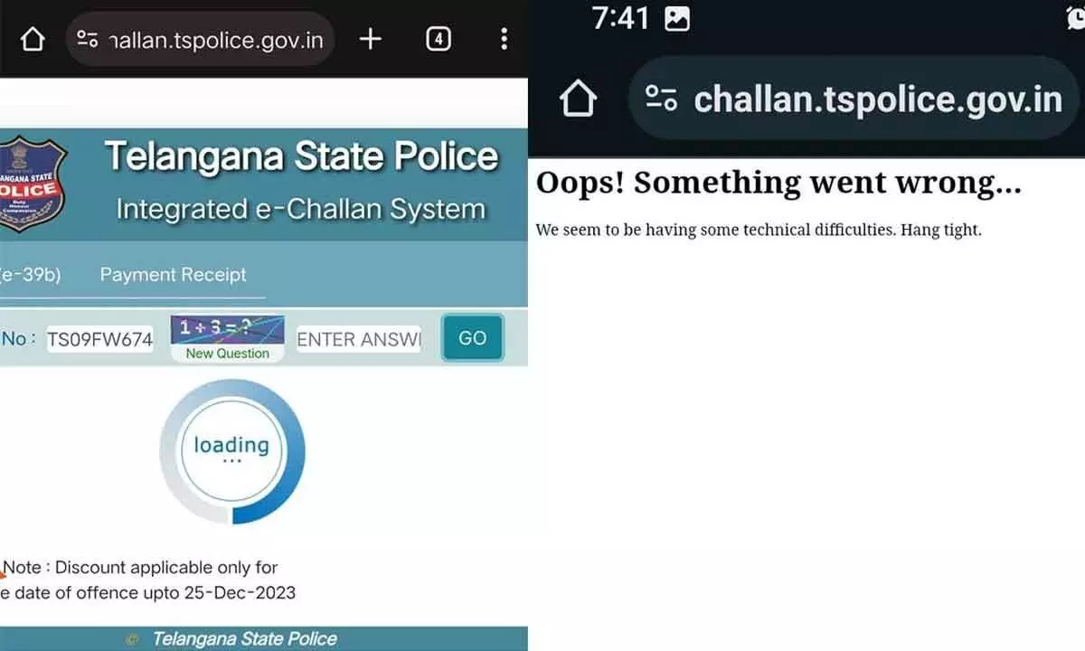 Technical glitches hamper rollout of traffic e-challan system
