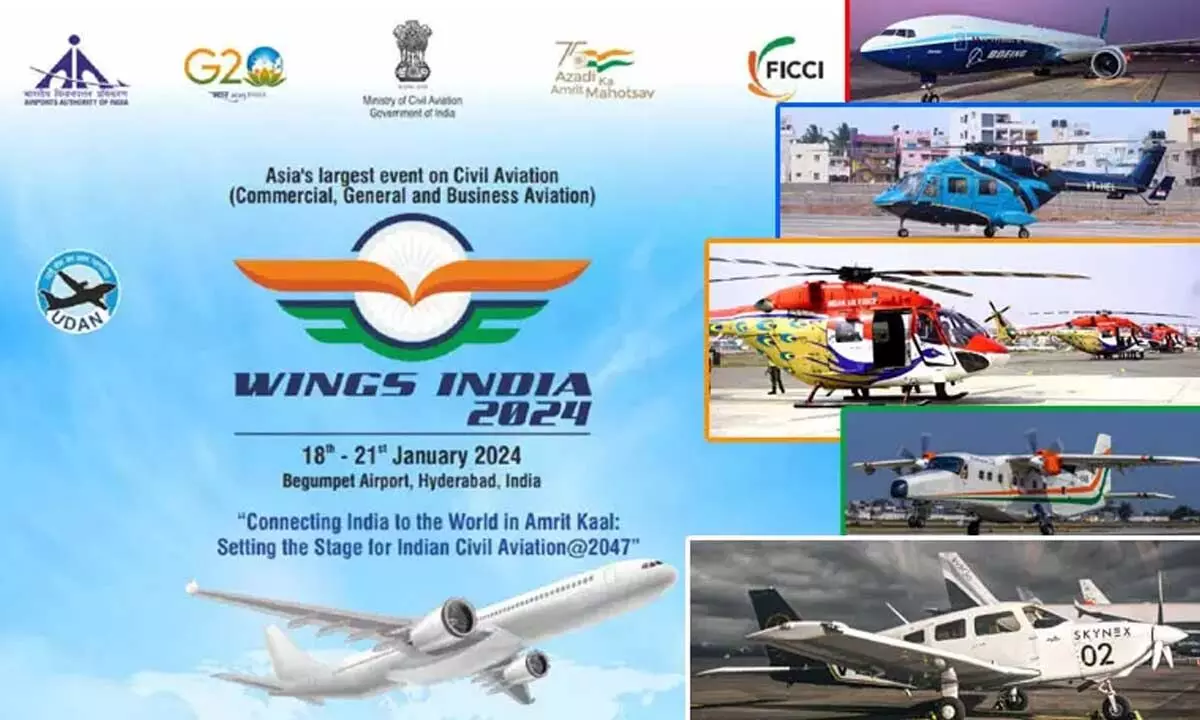 Wings India – 2024 exhibition attracts crowds to Begumpet Airport in Telangana