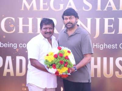 Megastar Chiranjeevi Receives Padma Vibhushan Award: Fans Express Their Gratitude