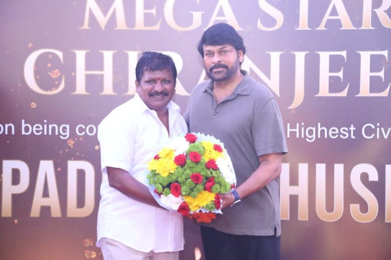 Megastar Chiranjeevi Receives Padma Vibhushan Award: Fans Express Their Gratitude